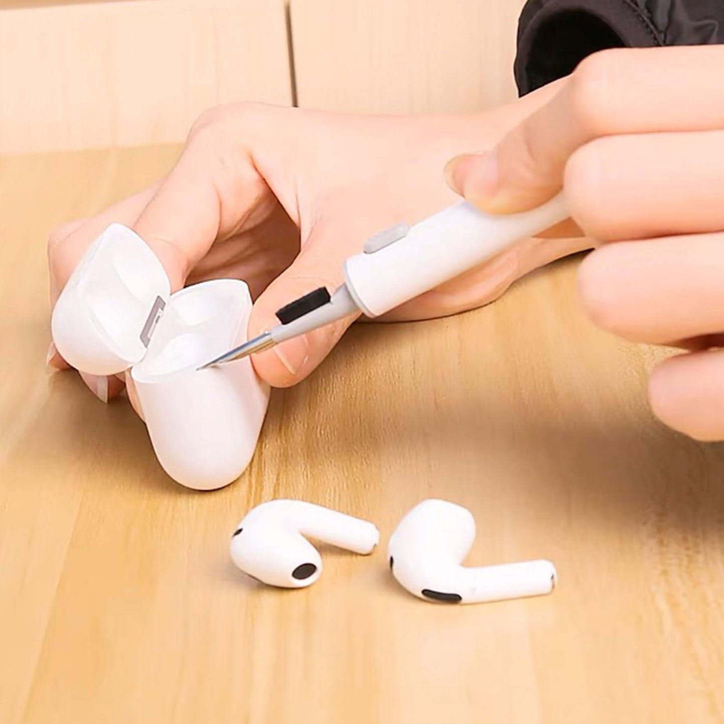 Cleaning Kits for Airpods Pro 1 2 3 Multi-Function Cleaner Pen Soft Brush for Bluetooth Earphones Case Cleaning Tools for iPhone 16 15 Pro Max Lego