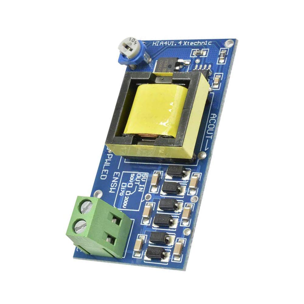 WSDMAVIS 1 Pcs DC-DC Boost Step up Converter Adjustable Power Module Input 5V-12V Output High Voltage 300V-1200V