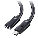 Cable Matters 80Gbps USB4 Extension Cable - 3.3ft, Supports [8K@120Hz / 4K@480Hz Video, 240W Charging, 80Gbps Data Transfer], USB C Extension Cable