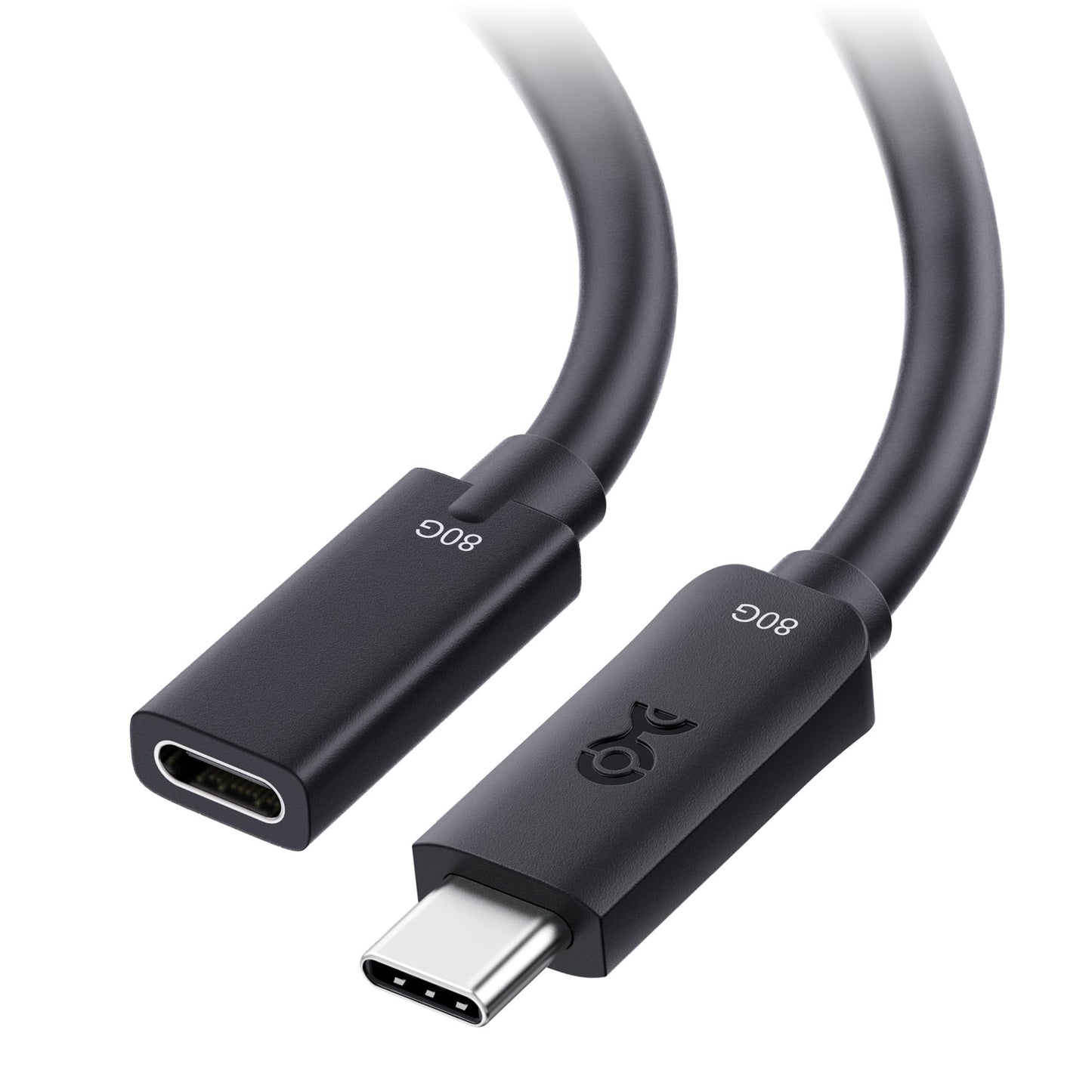 Cable Matters 80Gbps USB4 Extension Cable - 3.3ft, Supports [8K@120Hz / 4K@480Hz Video, 240W Charging, 80Gbps Data Transfer], USB C Extension Cable