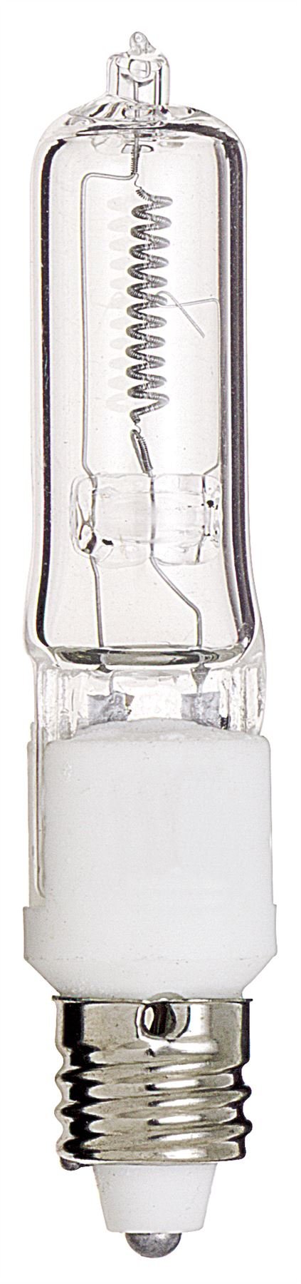 Satco 150Q/CL/MC Halogen Single Ended Halogen, 150W E11 T4 1/2, Clear Bulb [Pack of 6]