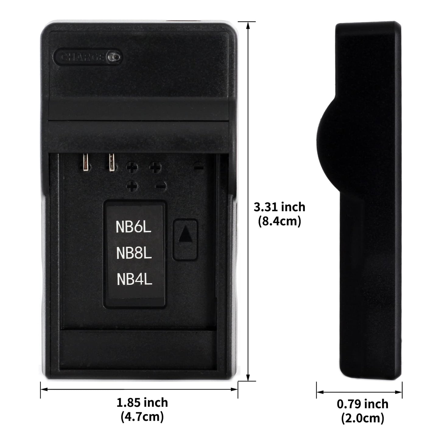 Norifon NB-4L USB Charger for Canon PowerShot SD750 SD780 is SD1000 SD1100 is SD1400 is A2200 A3100 is, IXY Digital 60, IXUS 220 HS, Digital IXUS 70