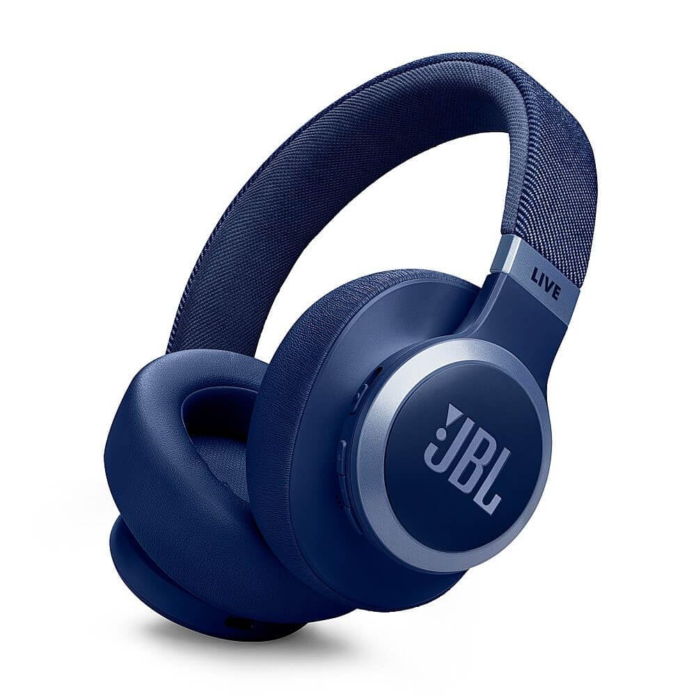 JBL LIVE770NCBLU Live 770NC Wireless Over-Ear Adaptive Noise Canceling Headphones - Blue