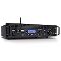 Pyle 2-Channel Rack Mount Power Amplifier with Bluetooth - 2000W Bridgeable with TRS XLR Input, Speakon Outputs, USB-A Input with MP3 Player, Bridge