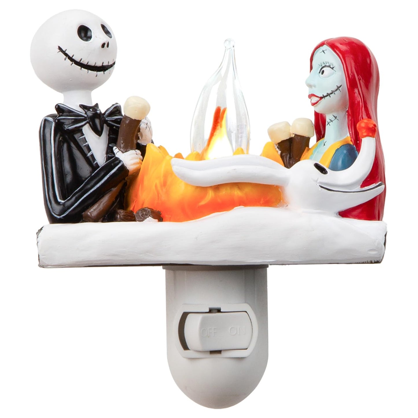Nightmare Be Christmas Campfire Night Light,Nightmare Christmas Lights Plug in to Wall Resin Vintage,Christmas Eve Night Light Gifts Festive Ambiance