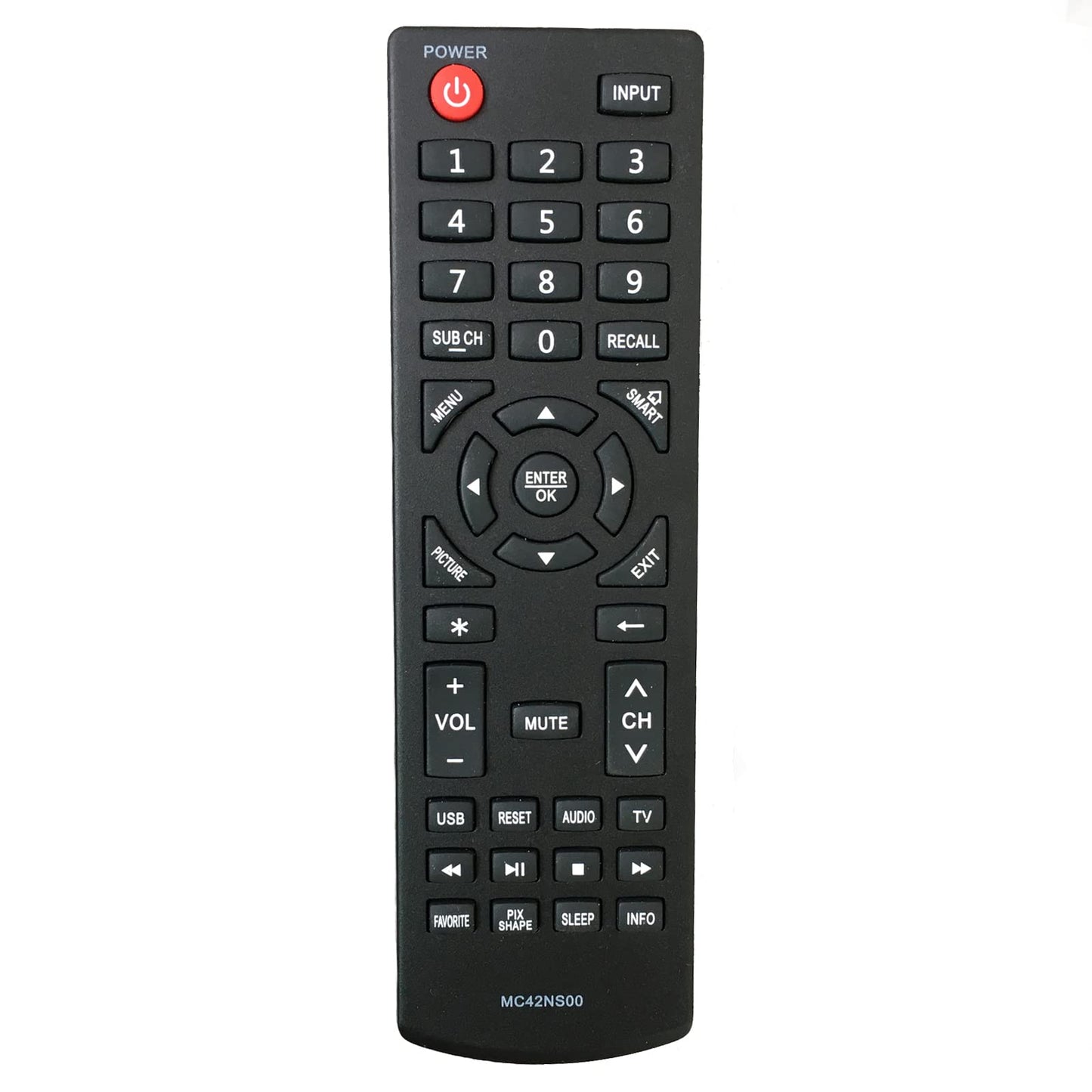 MC42NS00 Remote Control Replacement for Sanyo LED LCD HDTV TV
