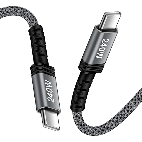 for Samsung A17 Charger Cable USB C to USB C Cable, 6FT 240W Super Fast USBC Charging Cord Android Phone Car Charger Cord for Samsung Galaxy S25 Ultra