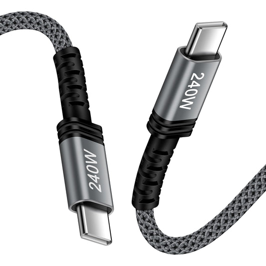 for Samsung A17 Charger Cable USB C to USB C Cable, 6FT 240W Super Fast USBC Charging Cord Android Phone Car Charger Cord for Samsung Galaxy S25 Ultra
