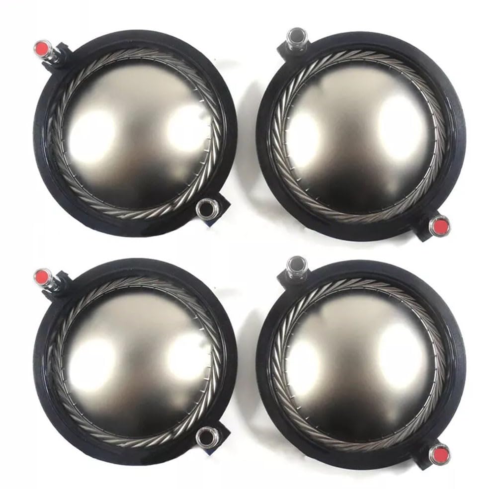 4PCS 8 ohms Diaphragm for AudioPipe APFD-320T-ND-VC, APFT-360T-VC Driver Compatible with PRV RPD3220Ti PRV D3220Ti D3220Ti-ND DE800 Driver