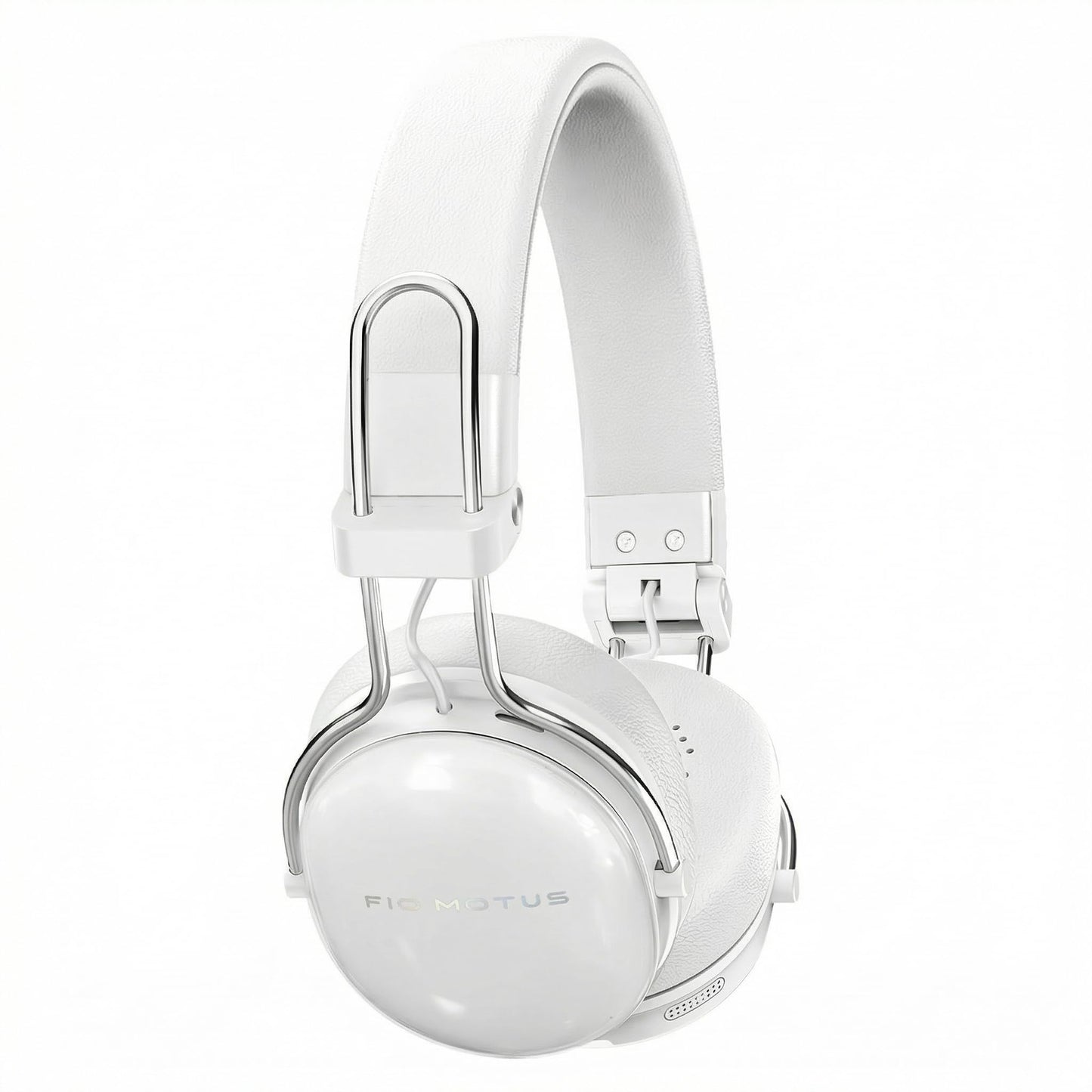 FIO MOTUS Wireless Bluetooth On-Ear Headphones, Active Noise Cancelling, Hi-Res Sound, 55H Playtime, Foldable Design, Lightweight and Comfortable