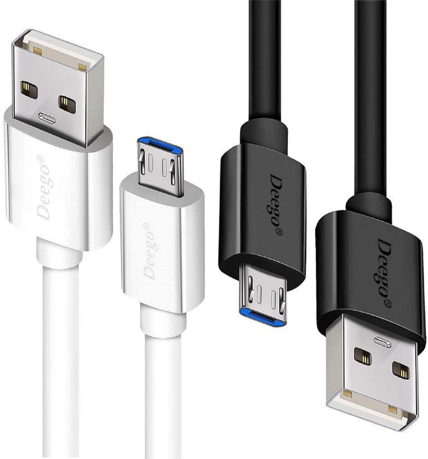 DEEGO Micro USB Cable, 2Pack Extra Long Android Charger Cable 10Ft 6Ft, Charger Cord Fast Android USB Charging Cable Compatible with Samsung Galaxy S7