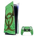 MightySkins Gaming Skin for PS5 / Playstation 5 Bundle - Biohazard | Protective Viny wrap | Easy to Apply and Change Style | Made in The USA