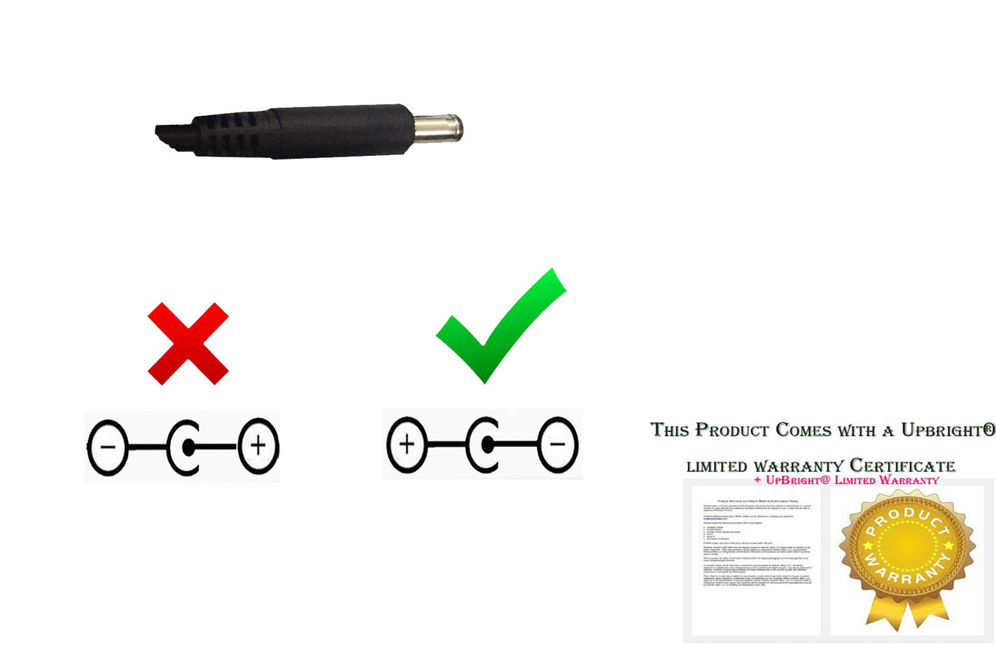 UpBright 6V AC Adapter Compatible with Casio CSADA600 AD-A60024SE AD-60024 AD-4160 AD-A60024 HR-100 HR-150 HR-8 HR-170 HR-200 CK-10 DIA-3560 AD-4150…
