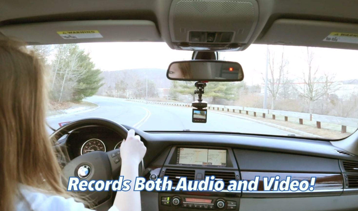 Dash Cam Pro As Seen On TV Black Portable HD Video/Audio Recorder