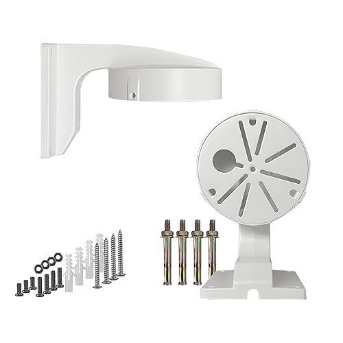 WiTi 4.7 inches Wall Mount Bracket for Dome Security Camera,Deep Base Junction Box Cable Management Mounting Case, CCTV IP Surveillance Cameras Holder