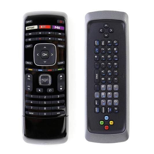 XRT302 QWERTY Keyboard Replace Remote Control fit for Vizio TV E601i-A3 E701i-A3 E650i-A2 D650i-B2 M420SV M470SV M550SV M320SR M370SR M420SR E3D320VX