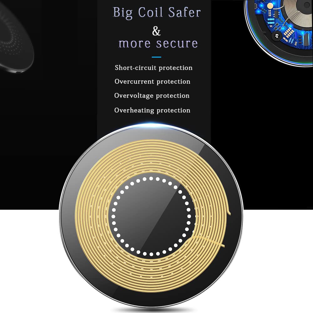 30W Wireless Charger Pad, Wireless Charge 30W, Fast Wireless Charger, Wireless Charging Compatible with Samsung Galaxy S23/S22/S21/S20, Fast Charger