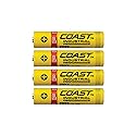 Coast 4 Pack AAA Industrial Performance Alkaline Batteries, High-Performance