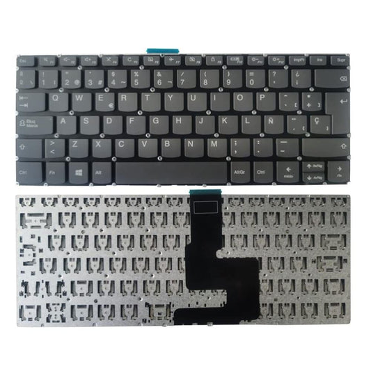 Laptop Keyboard Compatible for Lenovo Ideapad S340-14 S340-14IWL S340-14API,Flex-15IIL Flex-15IML Flex-15IWL Spanish Layout No Backlit