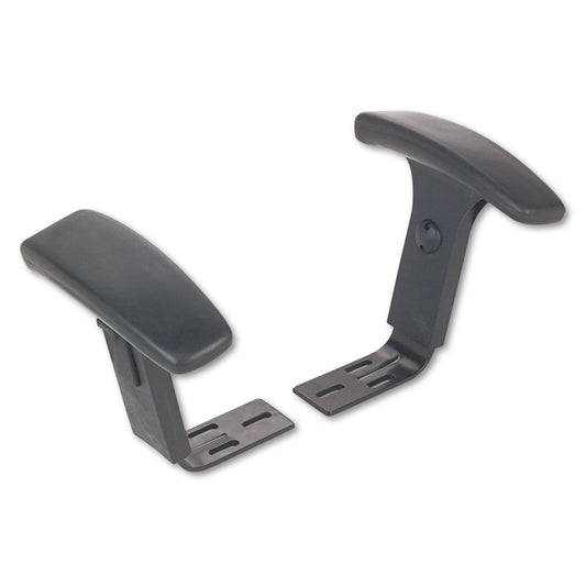 Alera Optional Height-Adjustable T-Arms ALEIN49AKA10B 2/pk