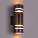 rosykite Outdoor Wall Lights Exterior, Modern Outside Sconce Wall Lighting, Exterior Light Fixture Wall Mount Oil Bronze Cylinder, Up Down Outdoor