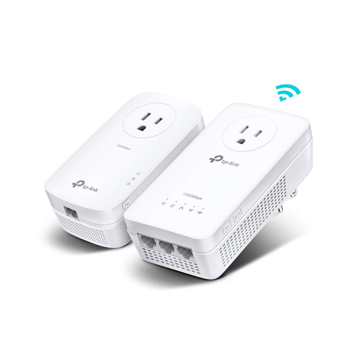 TP-Link AV1300 Powerline Ethernet Adapter WiFi Extender KIT- Passthrough