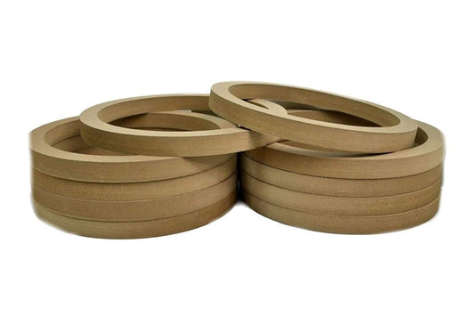 Audiopipe 8" INCH Speaker MOUNTING Spacer Rings for Fiberglass MDF RING-8R (10 Rings)