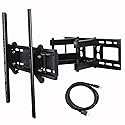 VideoSecu Full Motion Articulating TV Wall Mount for Samsung UN50JU6500 UN50JU7100 UN55JU6500 UN55JU7100 UN60JU7090 UN60JU6500 UN65JU6500 UN65JU7100