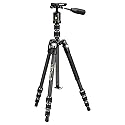 Vanguard VEO3T204CBP Carbon Fiber Travel Tripod with Ball Head, Removeable Pan Handle, and Quick Shoe with Built-in Smartphone Holder