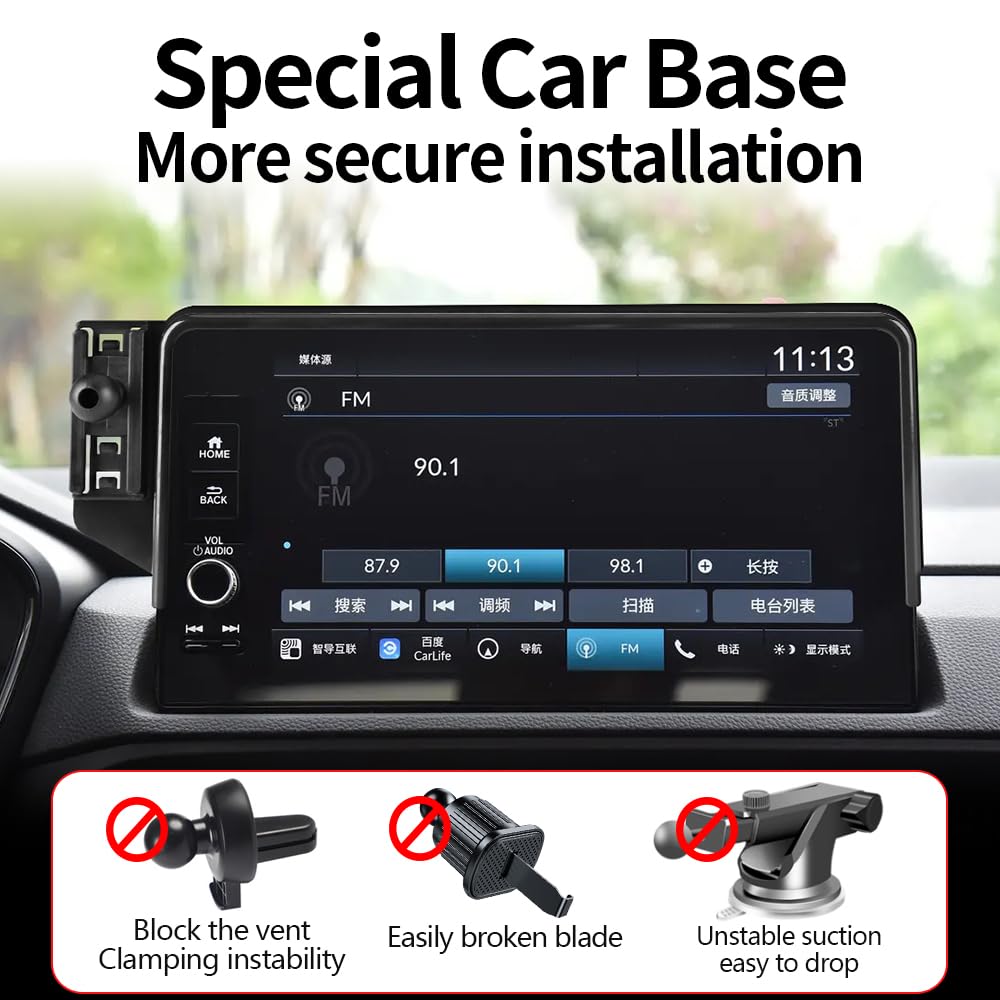 Car Phone Holder for Honda CRV CR-V 2023 2024 2025 2026 LX EX EX-L Sport Touring Auto Accessories Navigation Screen Bracket Interior Decoration