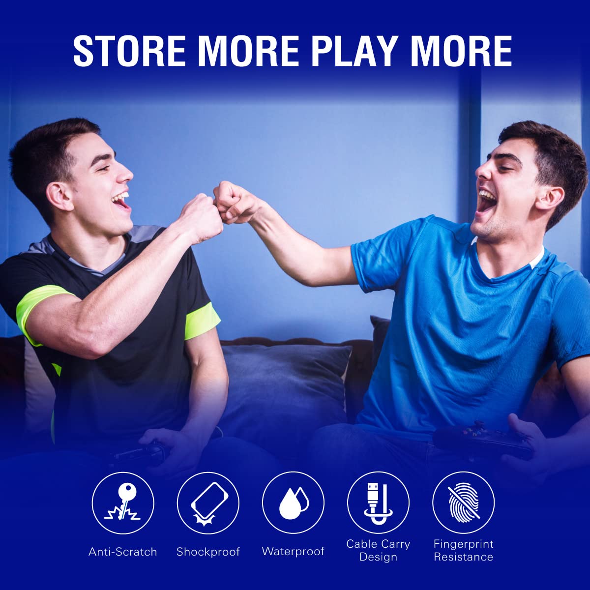 Silicon Power 2TB External Portable Hard Drive A62, Compatible with PS4 Xbox One PC and Mac