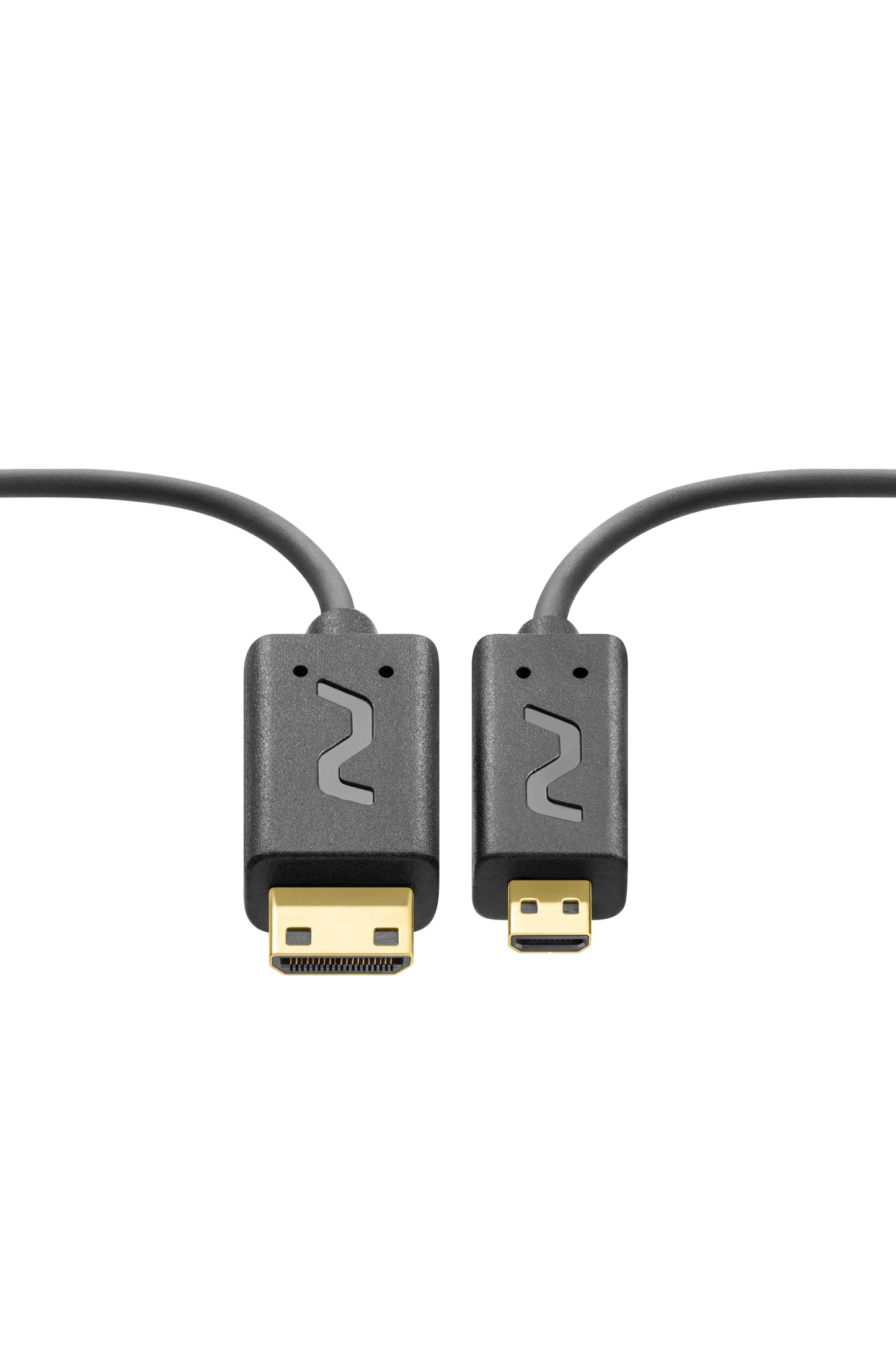 Nanosecond Extreme Slim 2.6’ Micro HDMI to Mini HDM Cable -World’s Thinnest & Most Flexible HDMI Cable (2.6FT /0.8m) High-Speed Supports Full 1080P