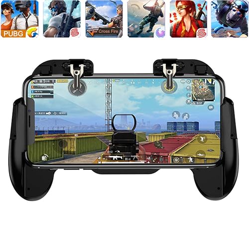 Ytuomzi Mobile Phone PUBG Game Controller L1R1 Shoot and Aim Trigger Joystick Ergonomic Gamepad for PUBG Mobile/Knives Out,Phone Gaming Controller
