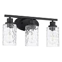 East Grove Home Builder Essentials Heritage Collection 18in 3-Light Bathroom Vanity and Wall Light with E26 Base Sockets (Lamps Sold Separately)