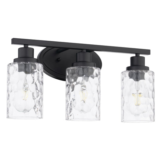 East Grove Home Builder Essentials Heritage Collection 18in 3-Light Bathroom Vanity and Wall Light with E26 Base Sockets (Lamps Sold Separately)