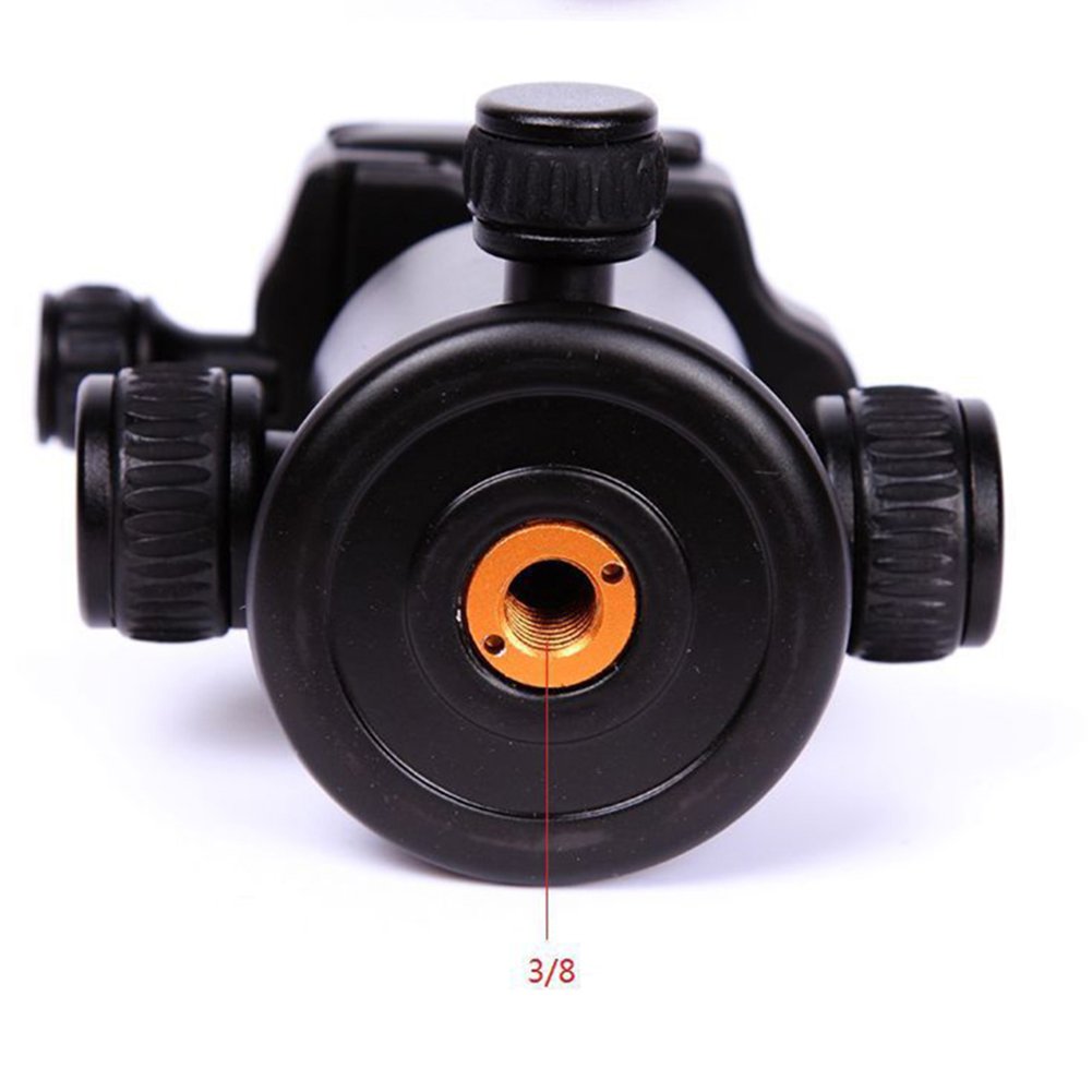 QZSD-02 360? Aluminum Ball Head + Quick Release Plate for Camera Tripod Monopod