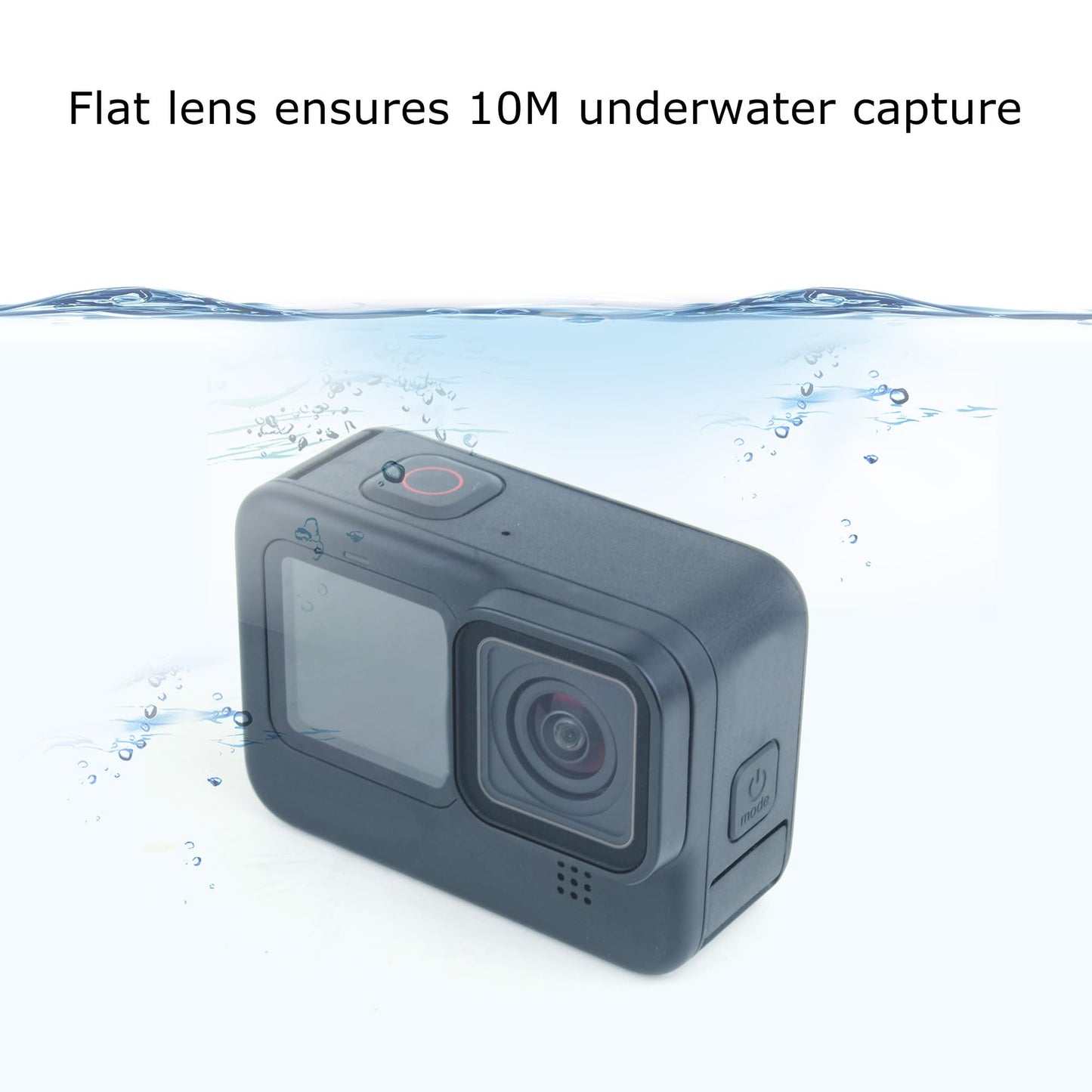 SOONSUN Protective Lens Replacement for GoPro Hero 9/10/11/12 Black, HERO11 Mini, HERO10 Bones - Hydrophobic Glass Lens Protector, Replacement Part