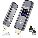 TTQ Wireless HDMI Transmitter and Receiver 2026 Upgraded Extender 4K Decode Input 1080P Output Plug&Play Portable 2.4G/5.8G for Video and Audio