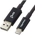 Amazon Basics USB-C to USB-A 3.1 Gen 2 Adapter Charger Cable, Fast Charger, 10Gbps High-Speed, USB-IF Certified, Compatible with iPhone 16/15, iPad