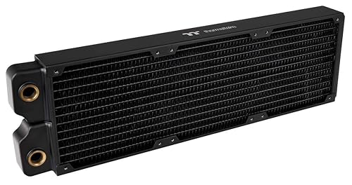 Thermaltake Pacific DIY Liquid Cooling System Clm360 40mm Thick High-Density Fins Dual-Row Copper Tubes Copper Radiator CL-W237-CU00BL-A