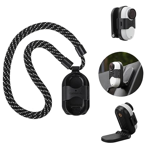 AILENICE Multifunctional Magnetic Mount for Insta360 GO 3S / GO 3 Hand Free Neck Mount with Lanyard