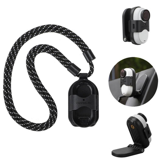 AILENICE Multifunctional Magnetic Mount for Insta360 GO 3S / GO 3 Hand Free Neck Mount with Lanyard