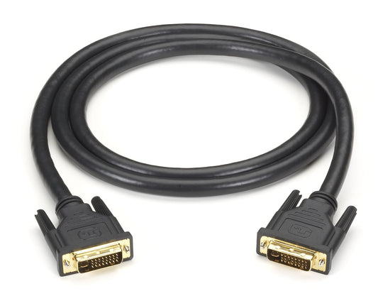 Black Box DVI-I Dual-Link Cable, Male to Male, 5-ft. [1.5-m] - 5 ft DVI Video Cable for Video Device - First End: 1 x DVI-I (Dual-Link) Male Video