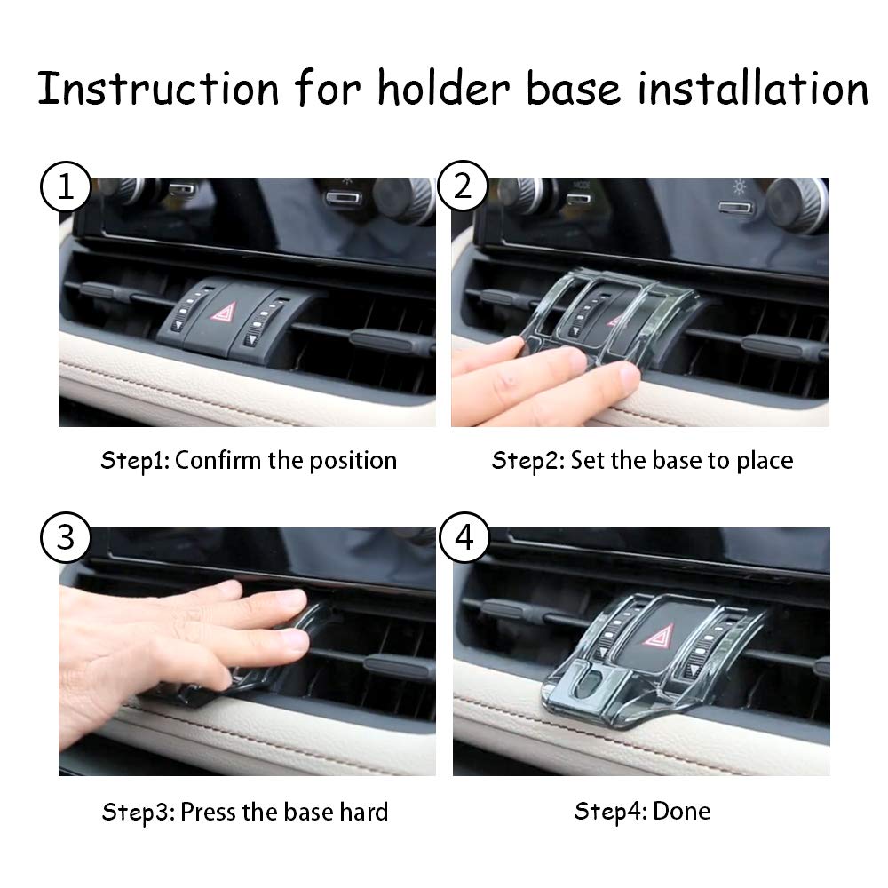 musttrue Car Phone Holder for Toyota RAV4 2019-2025,Hybrid XSE Limited,Prime XSE 2021-2025 Auto Accessories Navigation Bracket Interior Mobile Cell