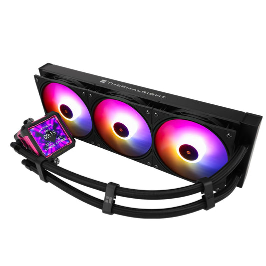 Thermalright FW PRO 360 ARGB RB CPU AIO Cooler,Computer Water Cooler System,IPS LCD Screen with 320x320 Resolution,for AM5,Intel LGA1700/1851,CPU