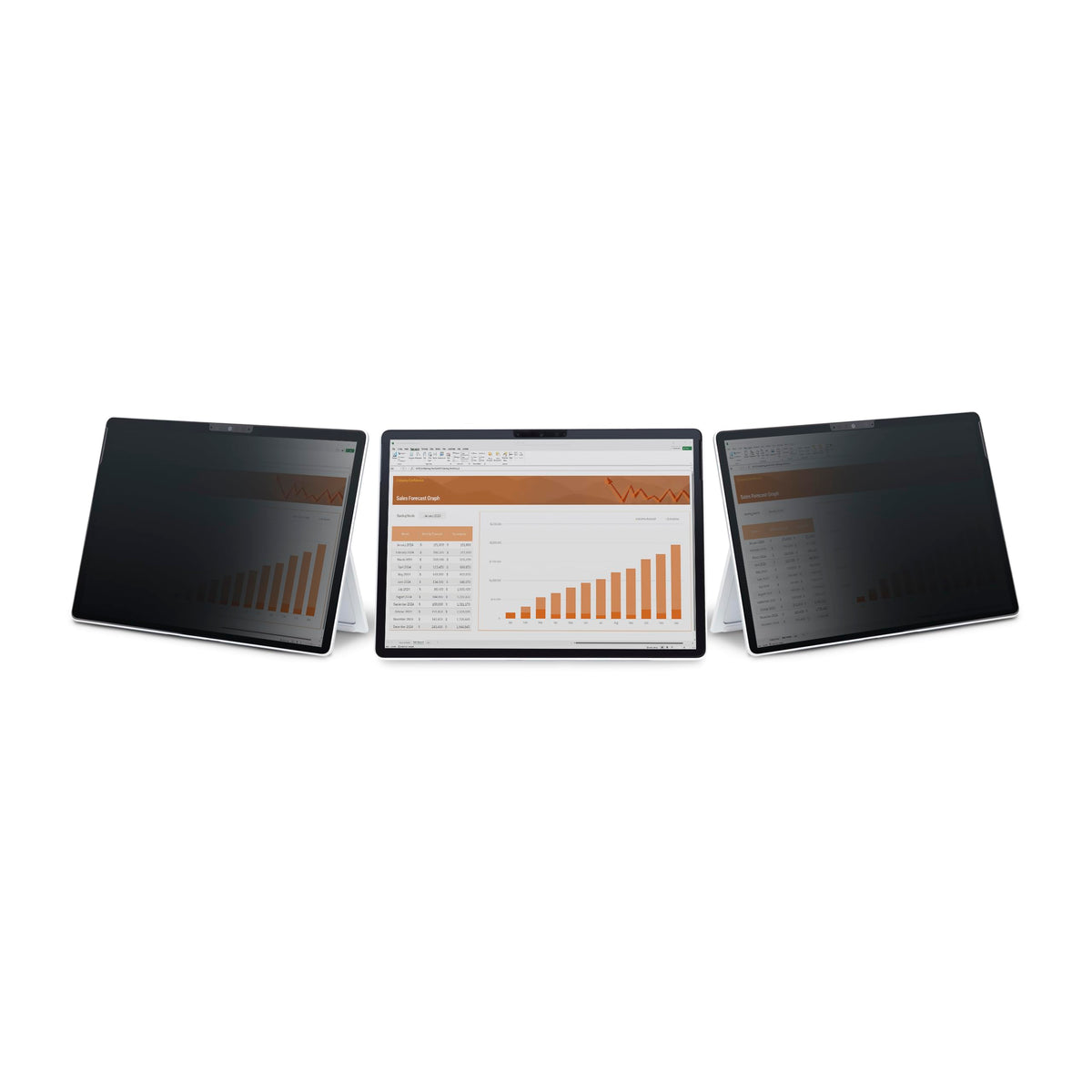 StarTech 4-Way 12.3in Surface Privacy Screen Filter, Portrait/Landscape