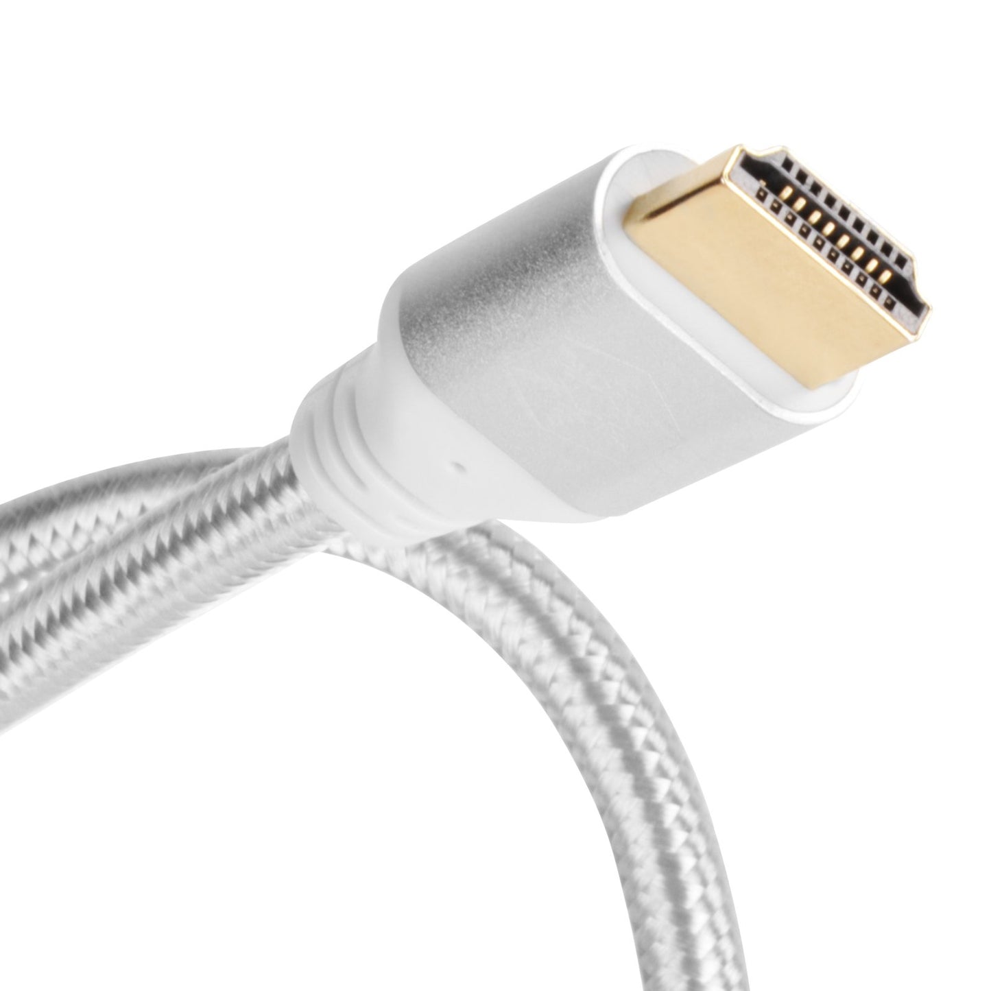 Silverstone HDMI Cable 4k Resolution at 60Hz, with HDMI 2.0b Certification in Silver Color CPH01S-1800