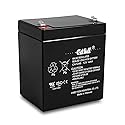 Casil CA1240 12V 4Ah Alarm Battery - Replacement for ADT 804302, Ademco 467, DSC Panels, SLA1056, Vista 20P, Power Patrol, Inovel Power Sealed Lead…
