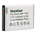 Kastar Battery 1x for Samsung BP-70A BP70A & ST80 ST90 ST95 ST100 ST150F ST700 ST6500 SL50 SL600 SL605 SL630 WB30F WB35F WB50F ES65 ES70 ES80 MV800