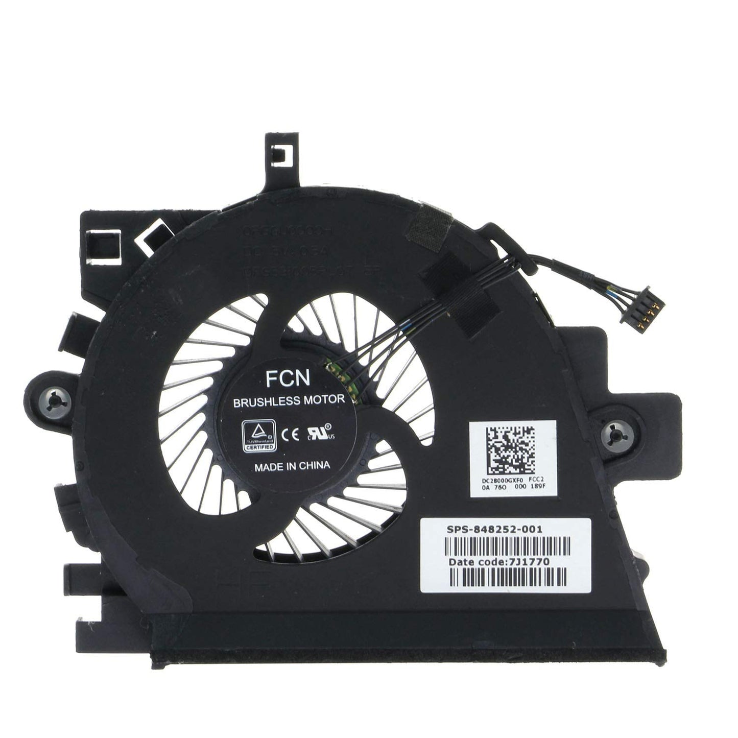 CPU & GPU Cooling Fan for HP Zbook 15 G3 848252-001 848251-001